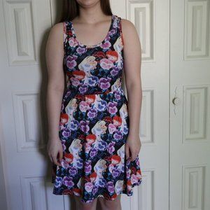 alice in wonderland skater dress